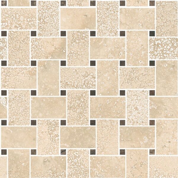 Beige Basketweave Polished