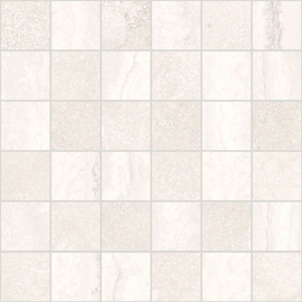 White 2X2 Mosaic Matte
