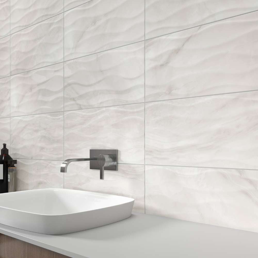 Agata Grey 10X22 Deco Glossy