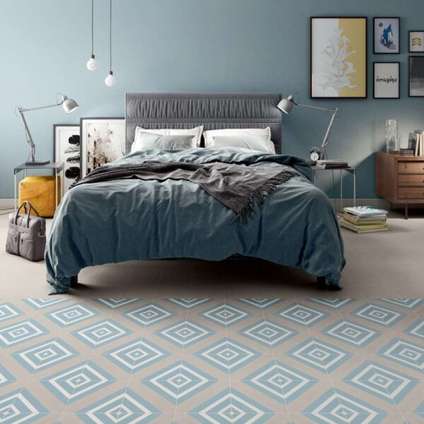 Geo A. Blue 8X8 D2A1 Matte