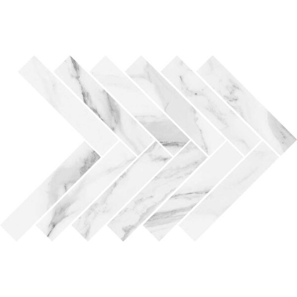 Statuario Herrigbone Matte