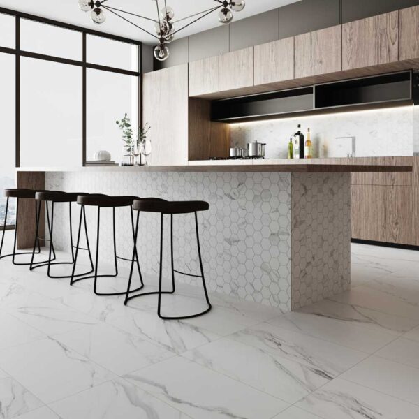 Statuario Hexagon Matte