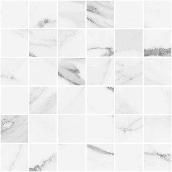 Statuario 2X2 Mosaic Matte