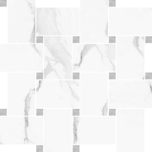Statuario Basketweave Matte