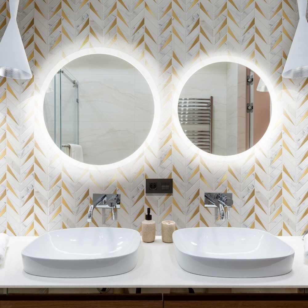 Calacatta Gold /Satin Brass Polished