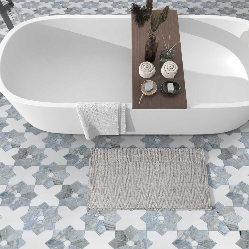 Blu Marea / Thassos Polished