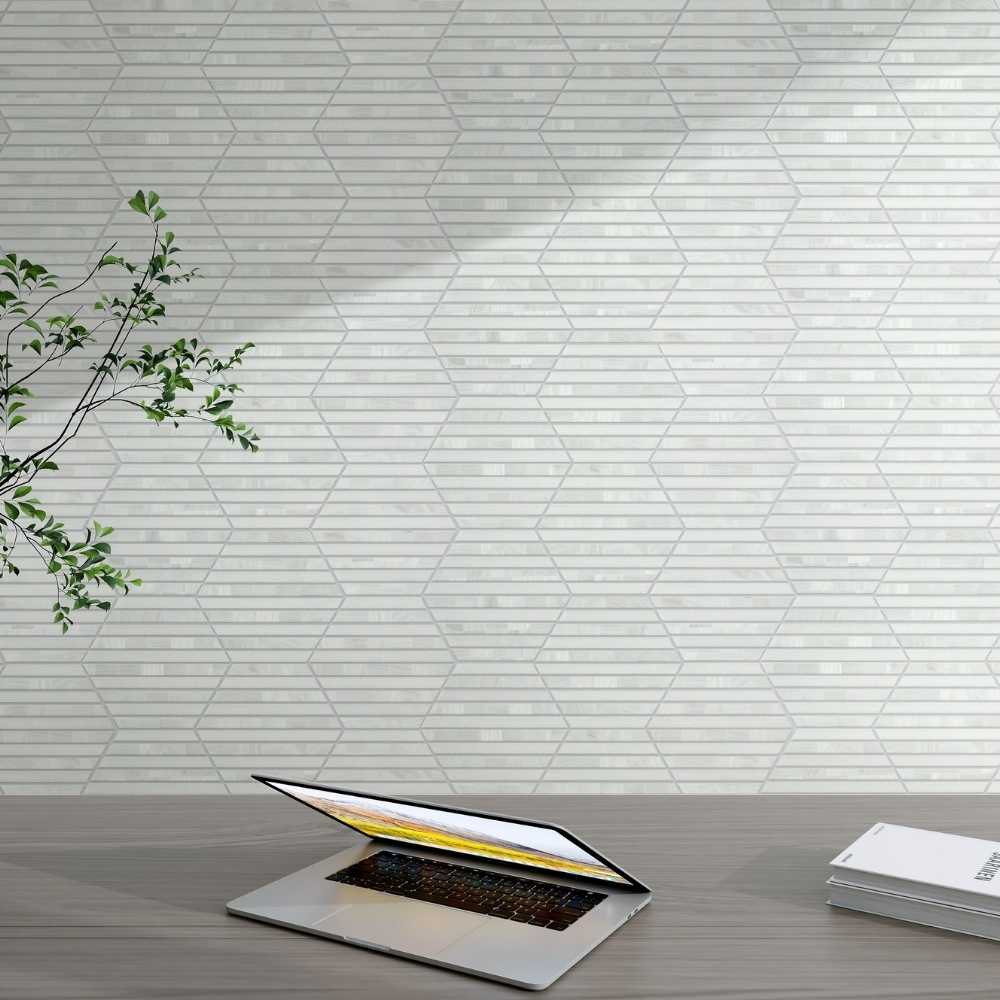 Mother Of Pearl/ Thassos Polished