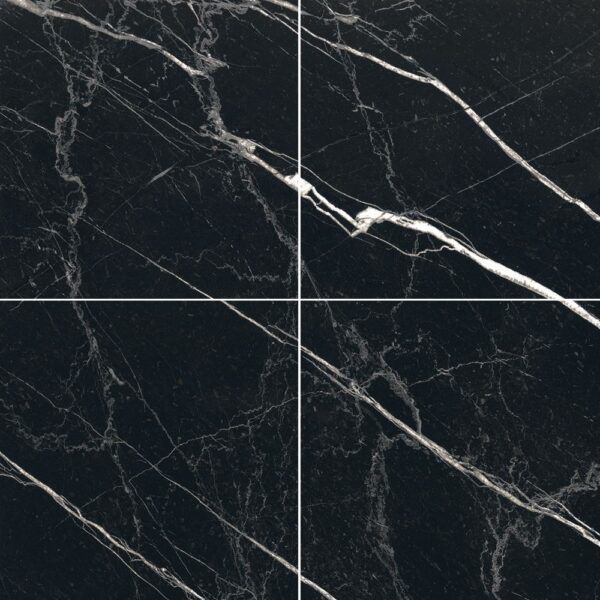 12X12 Nero Marquina Matte