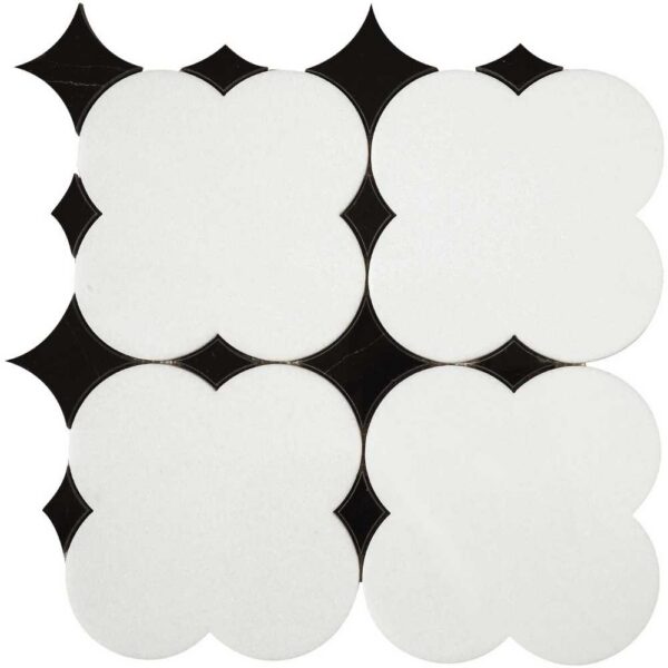 Thassos / Nero Marquina Polished