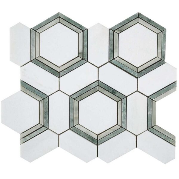 Verde Marea / Ming Green / Thassos Polished