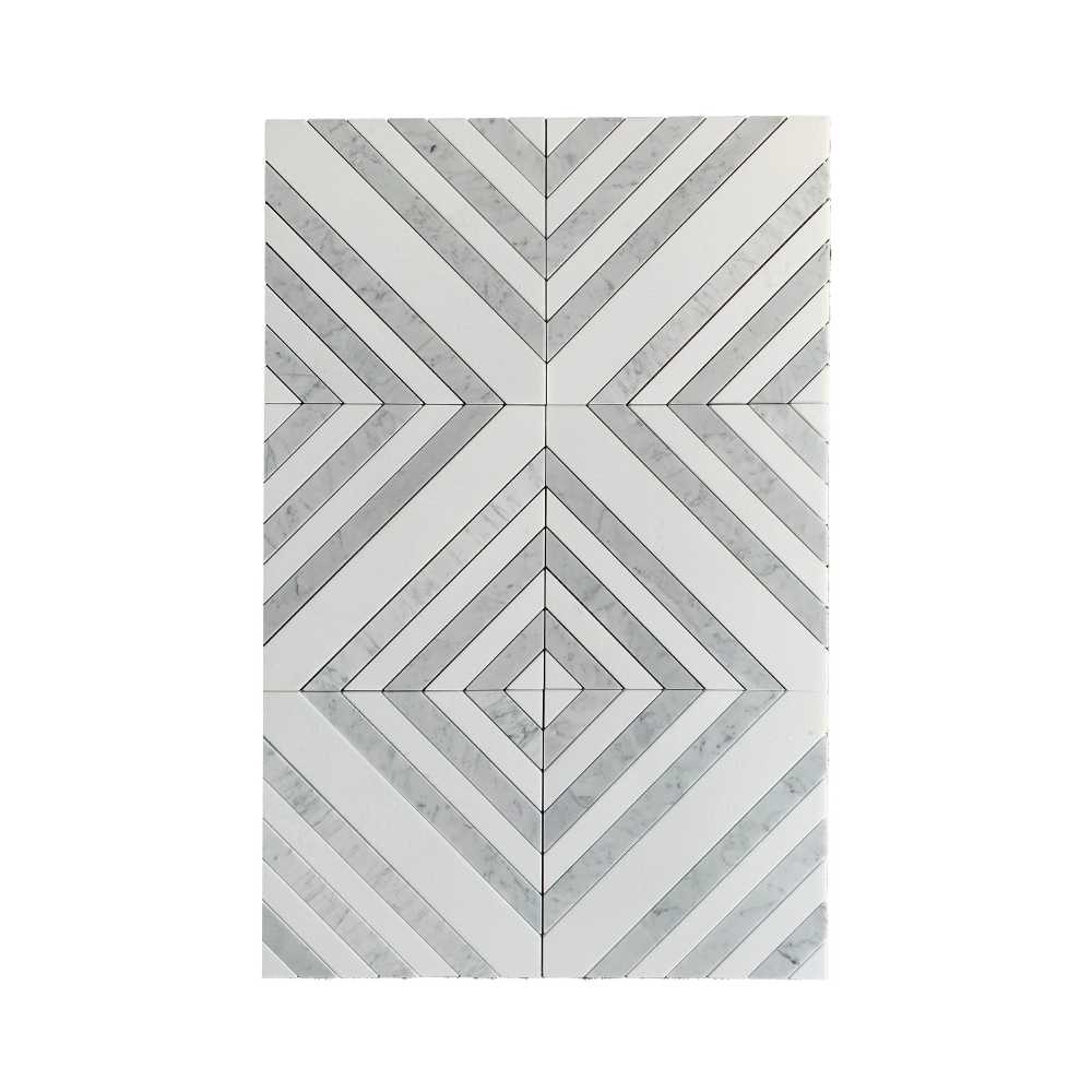 Thassos + Carrara Polished