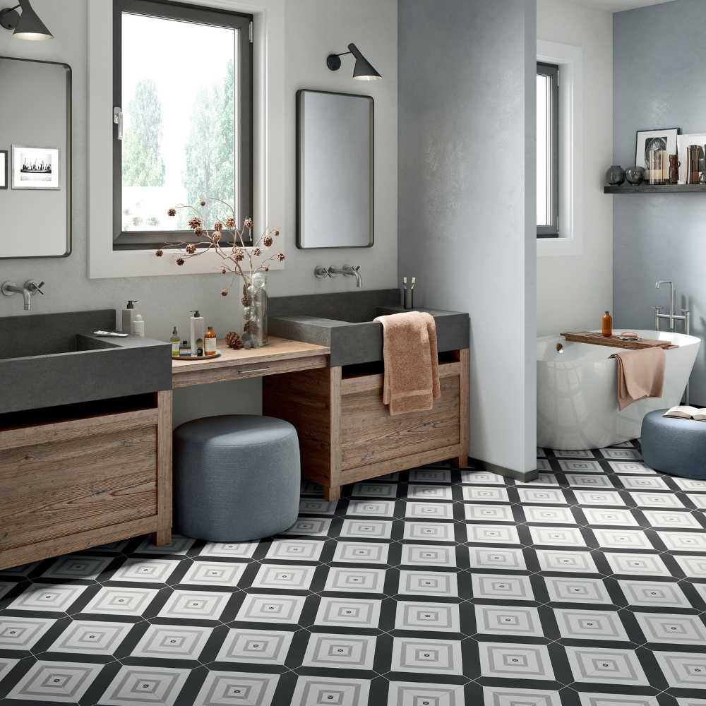 Geo C. Black 8X8 D2B1 Matte