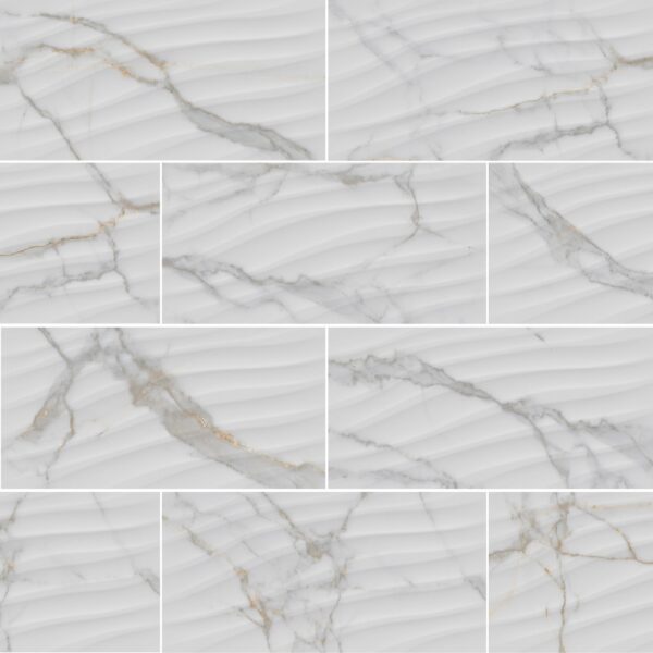 Calacatta 12X24 Wal Dec Glossy