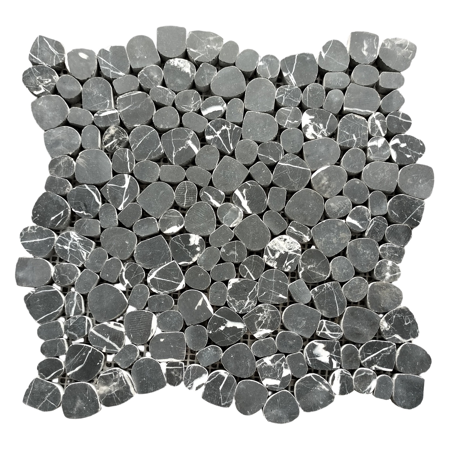 Marble Pebbles Nero Marquina 1 Marble Pebbles Nero Marquina