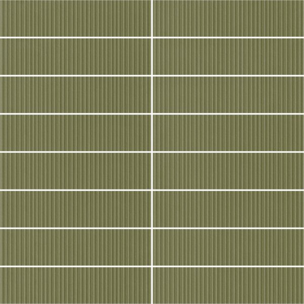 Olive 3X12 Structured Glossy