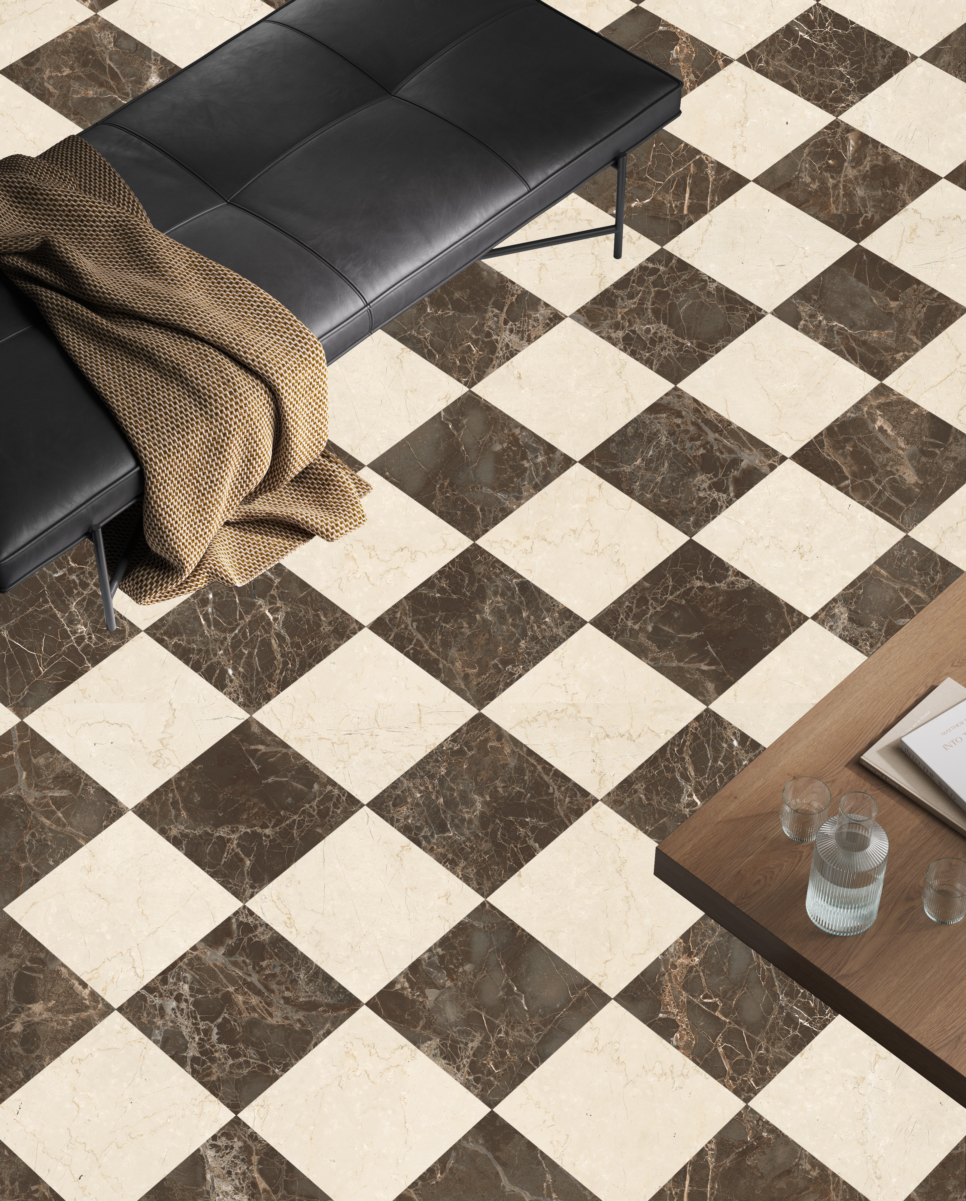 12X12 Emperador Matte