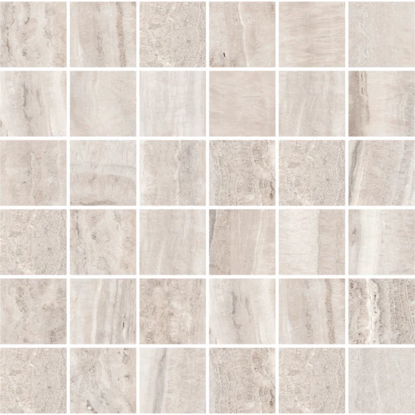Aura Beige 2X2 Mosaic Satin porcelain tile