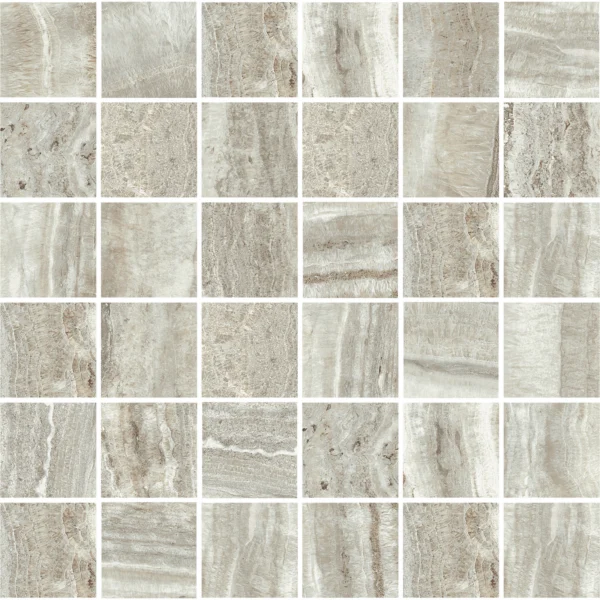 Aura Green 2X2 Mosaic Satin porcelain tile