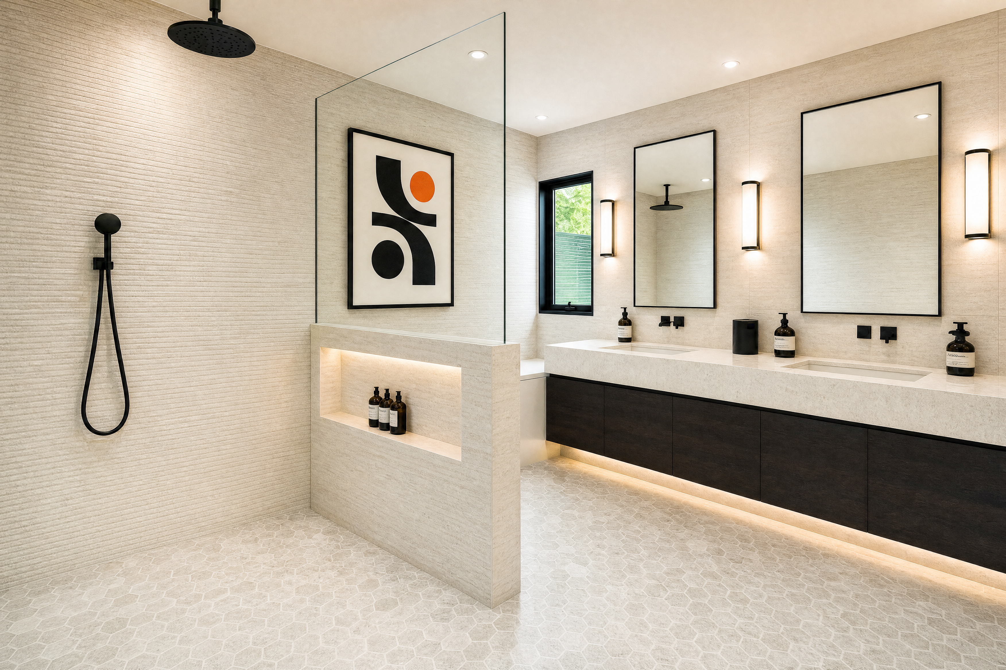 Aura Ivory 24X48 Structured installation