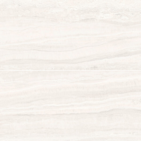 Aura White 24X48 Polished porcelain tile